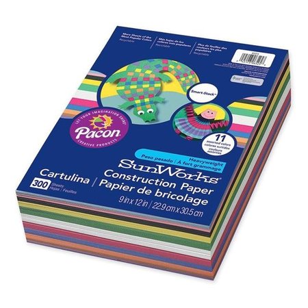 PACON CORPORATION Pacon PAC6525-2 Sunworks Construction Paper Smart Stack - Pack of 2 PAC6525-2